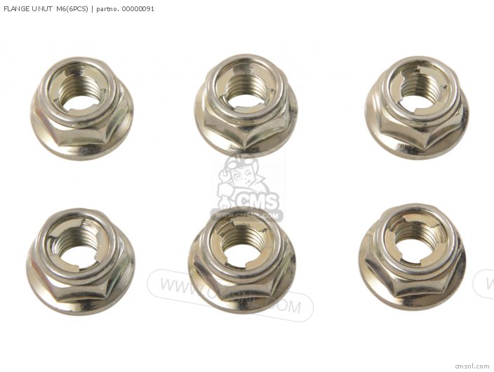 Flange U Nut  M6(6pcs) photo